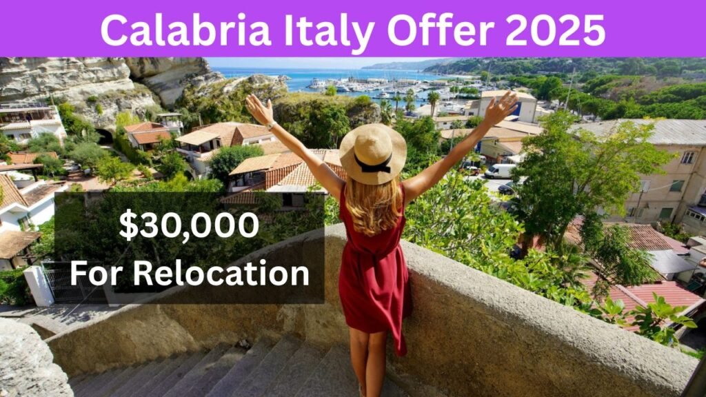 Apply Online for Calabria Italy Offer ($30,000), Citizenship, Relocation Application Form