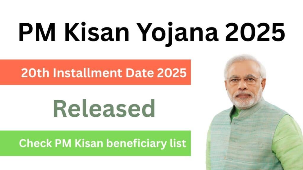 PM Kisan Yojana 20th Installment 2025