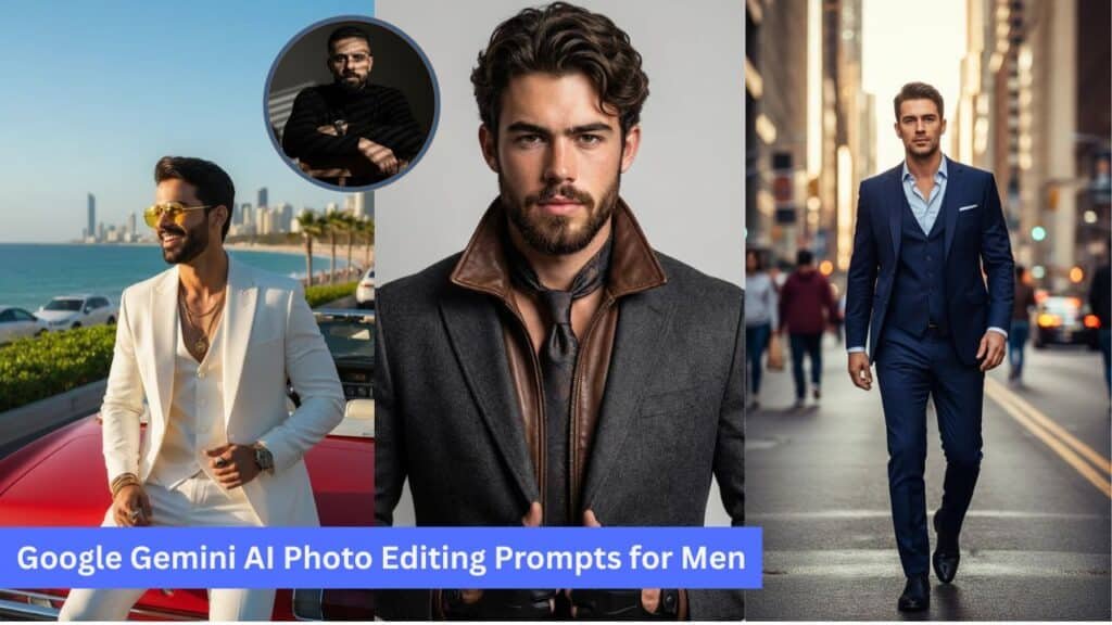 12 Best Google Gemini AI Photo Editing Prompts for Men Copy Paste